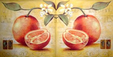 056 Lemons,  Oranges - 3 ply (orange)